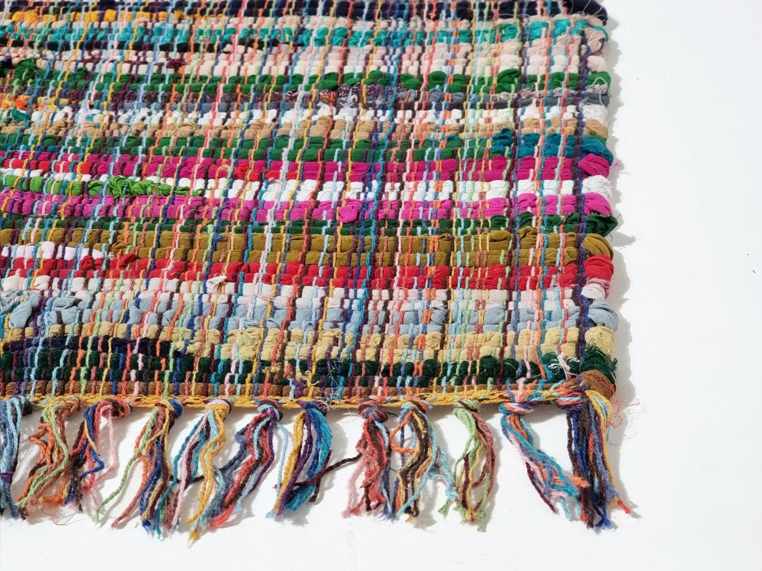 Kludetæppe - Sadon (orange/multi)