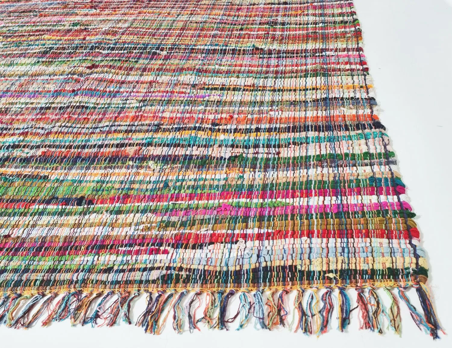 Kludetæppe - Sadon (orange/multi)