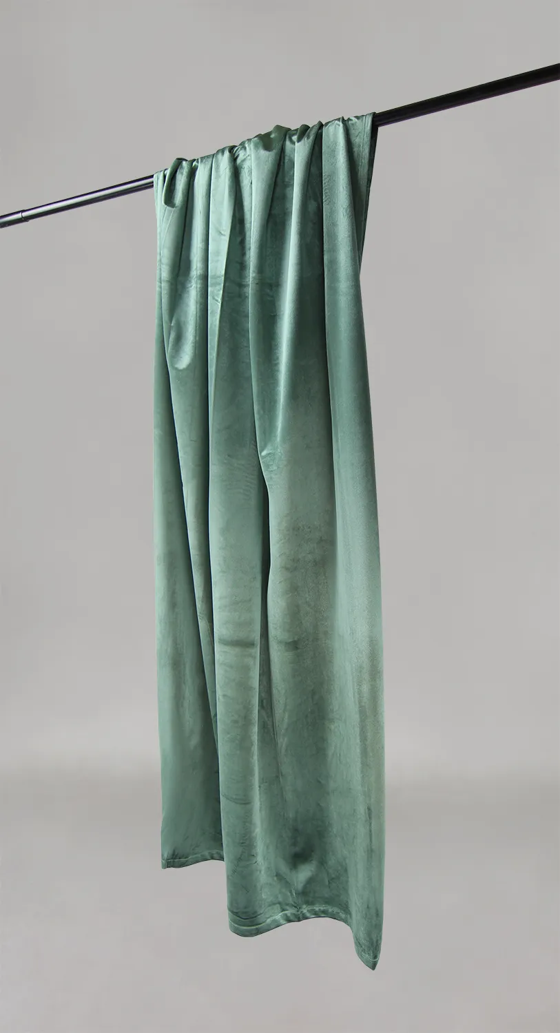 Gardiner - Gardiner af fløjl Marlyn (grøn)