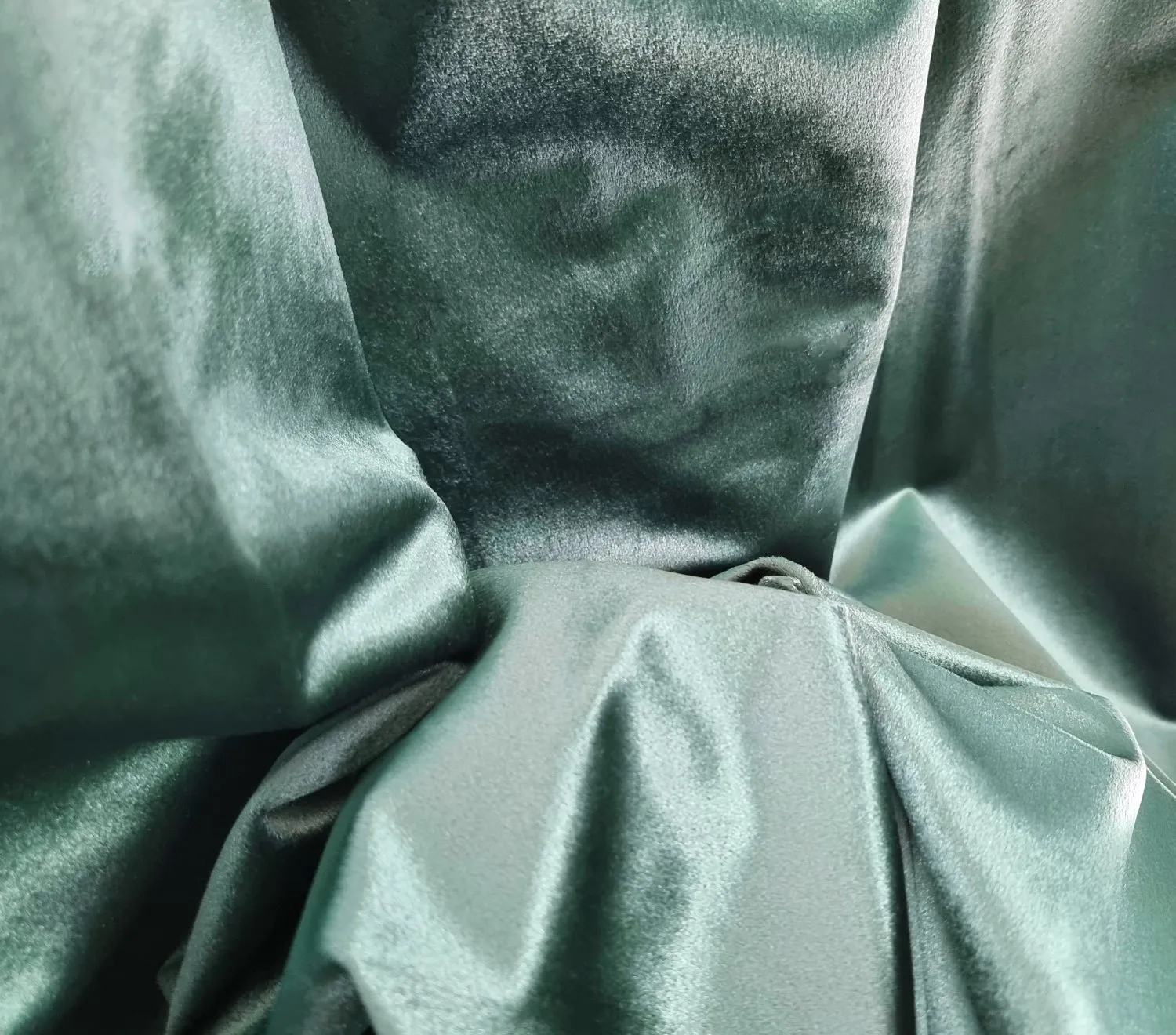 Gardiner - Gardiner af fløjl Marlyn (grøn)