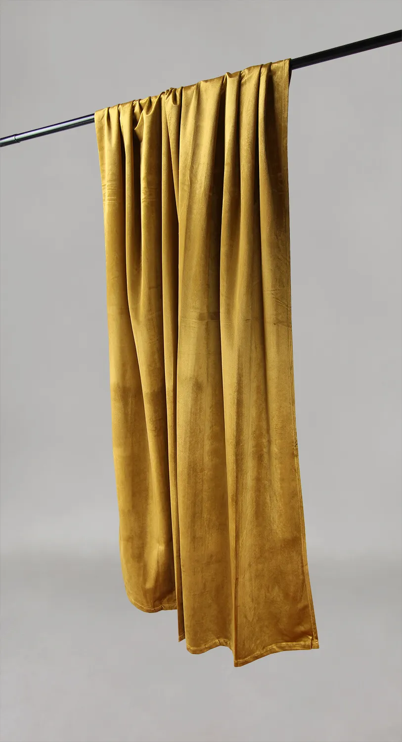 Gardiner - Gardiner af fløjl Marlyn (gul)