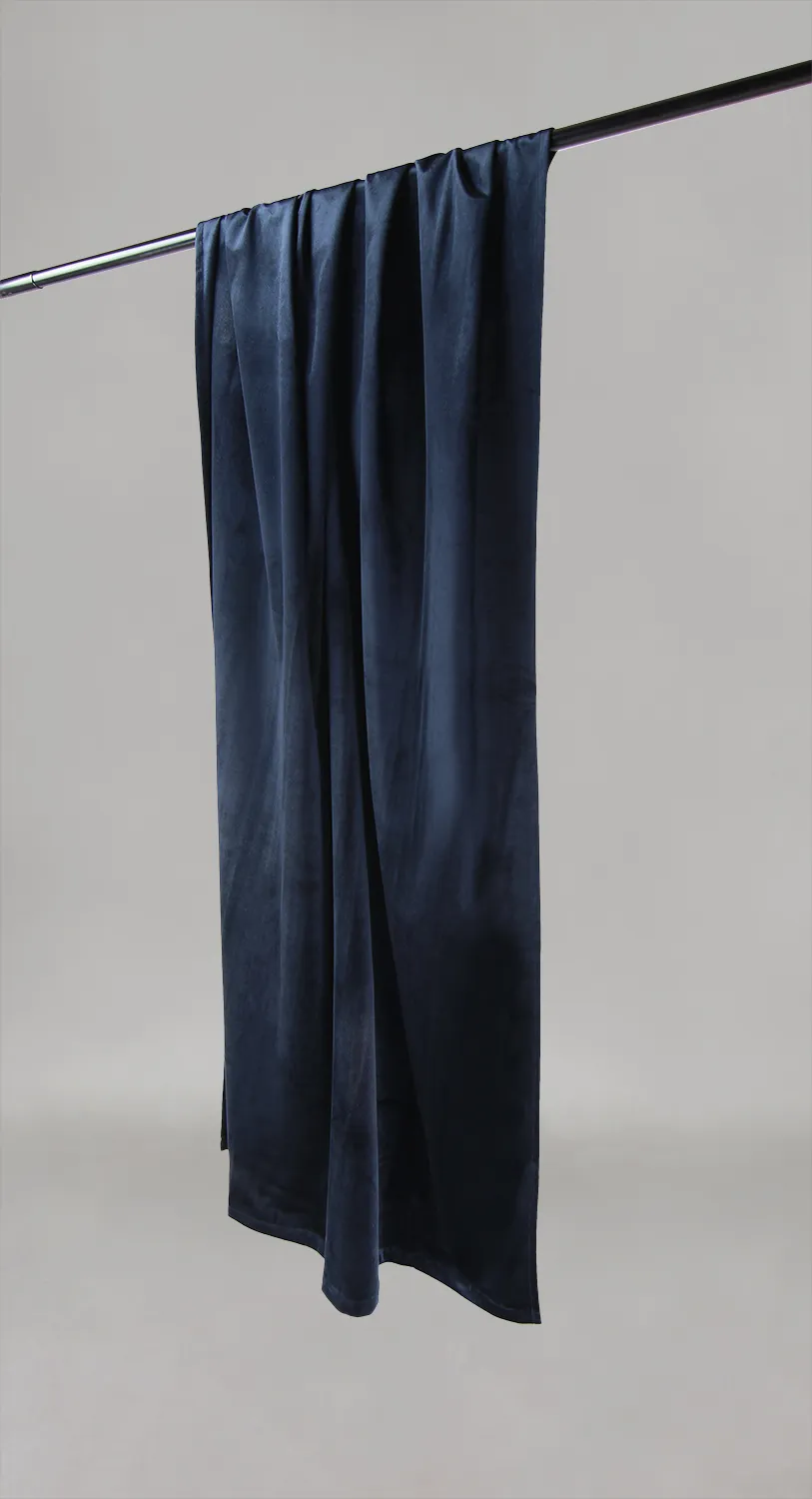 Gardiner - Gardiner af fløjl Marlyn (navy)