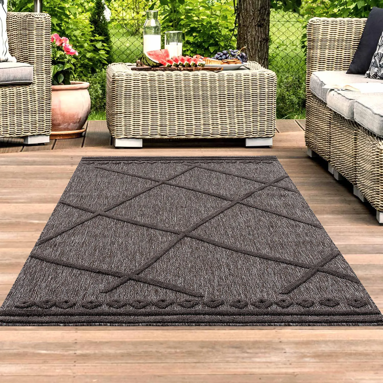 Shaggy Indoor-Outdoor - Newhaven (antracit)