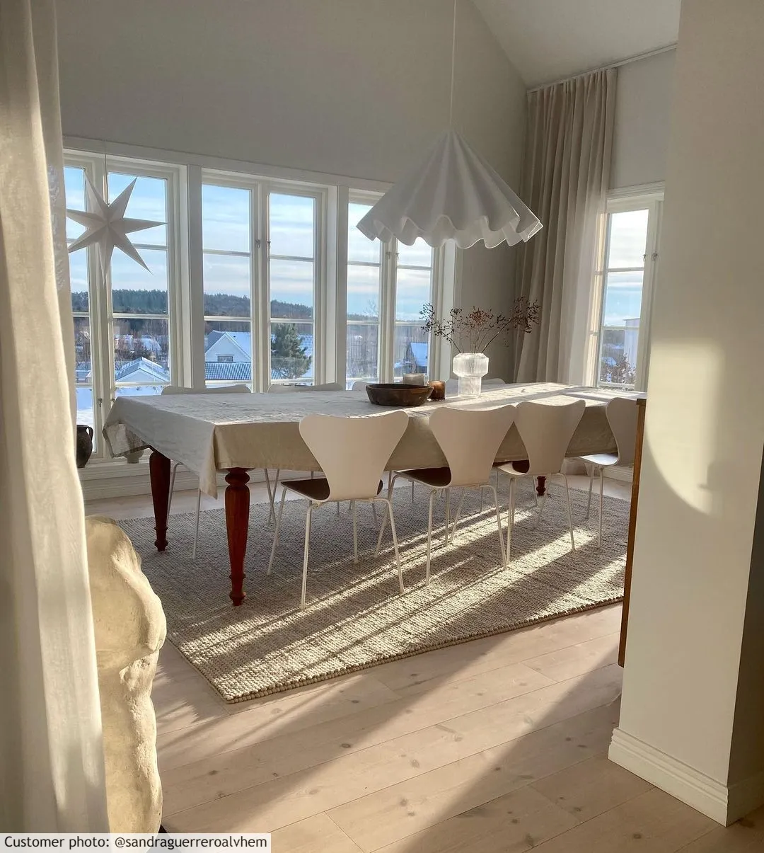 Uldtæppe - Avafors Wool Bubble (beige)