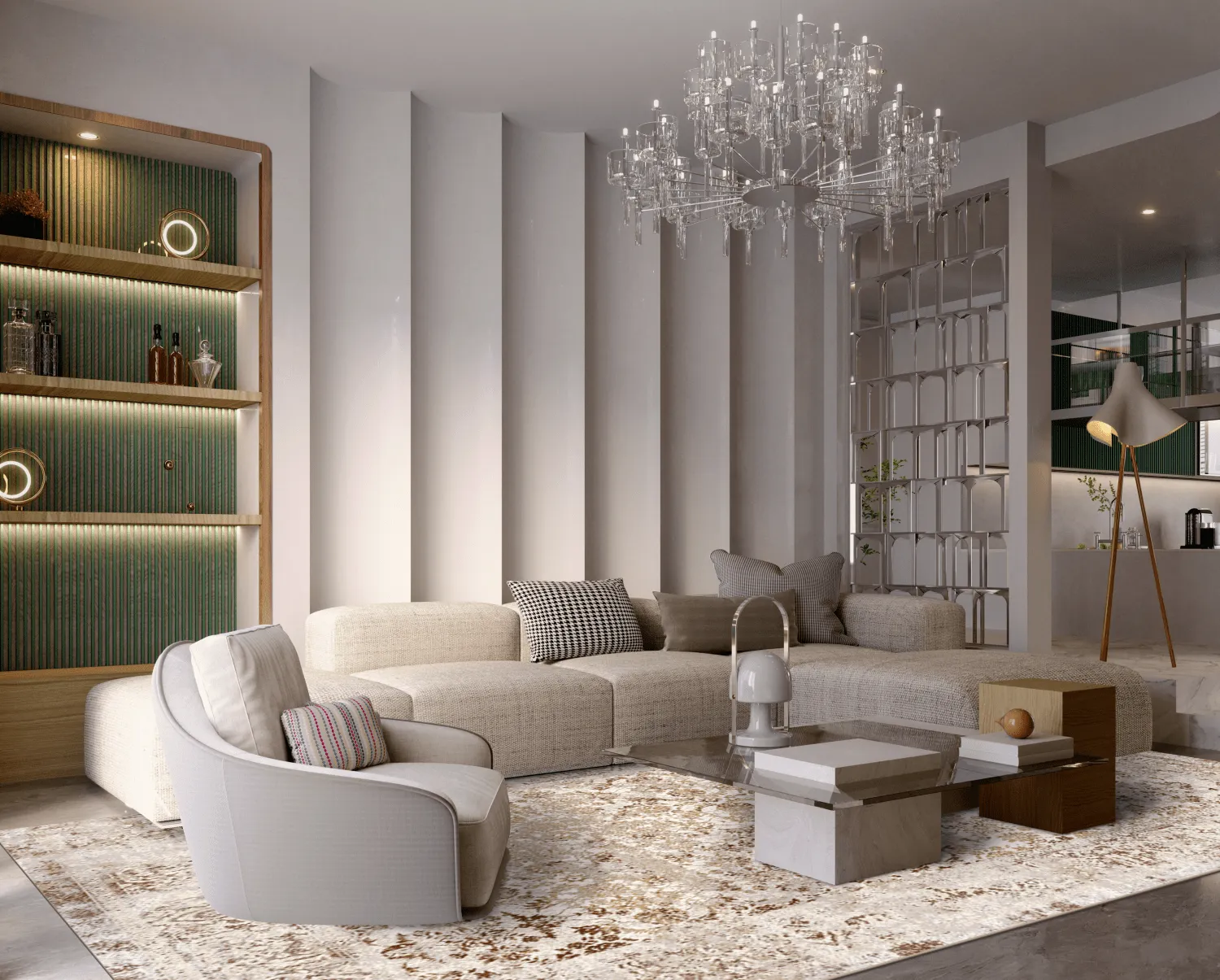 Wilton-tæppe - Denizli (beige)