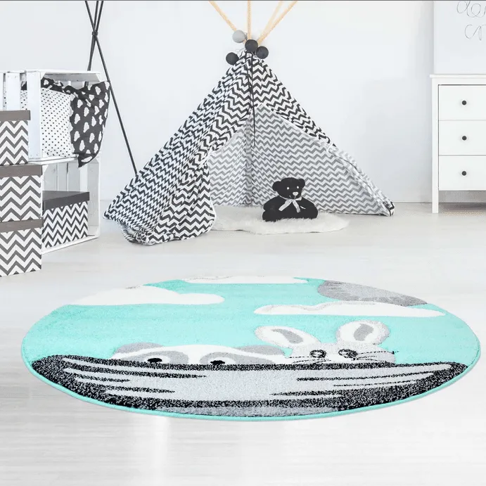 Børnetæppe - Bueno Bunny (turkis)