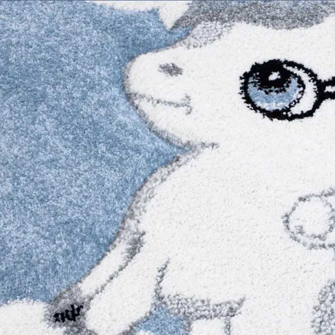 Børnetæppe - Bueno Ponny (blå)