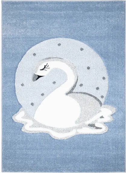 Børnetæppe - Bueno Swan (blå)