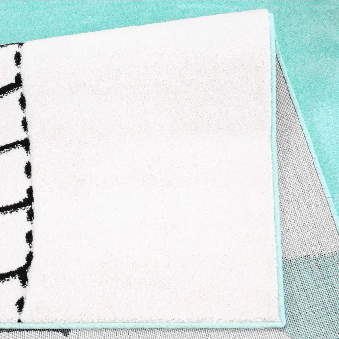 Børnetæppe - Bueno Moon (turkis)