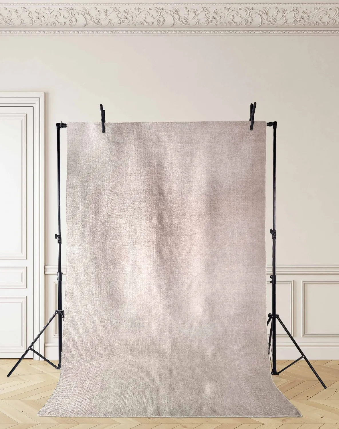 Uldtæppe - Hamilton (Silver Grey)