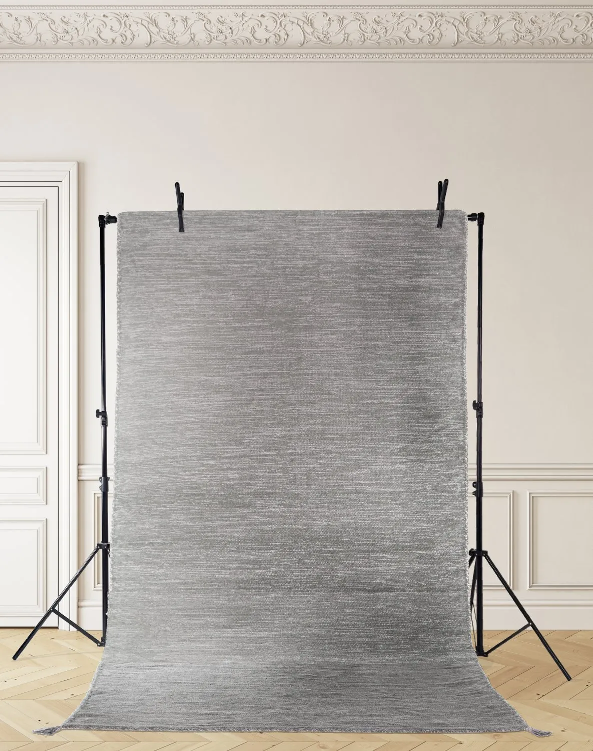 Bomuldstæppe - Monte (grå)