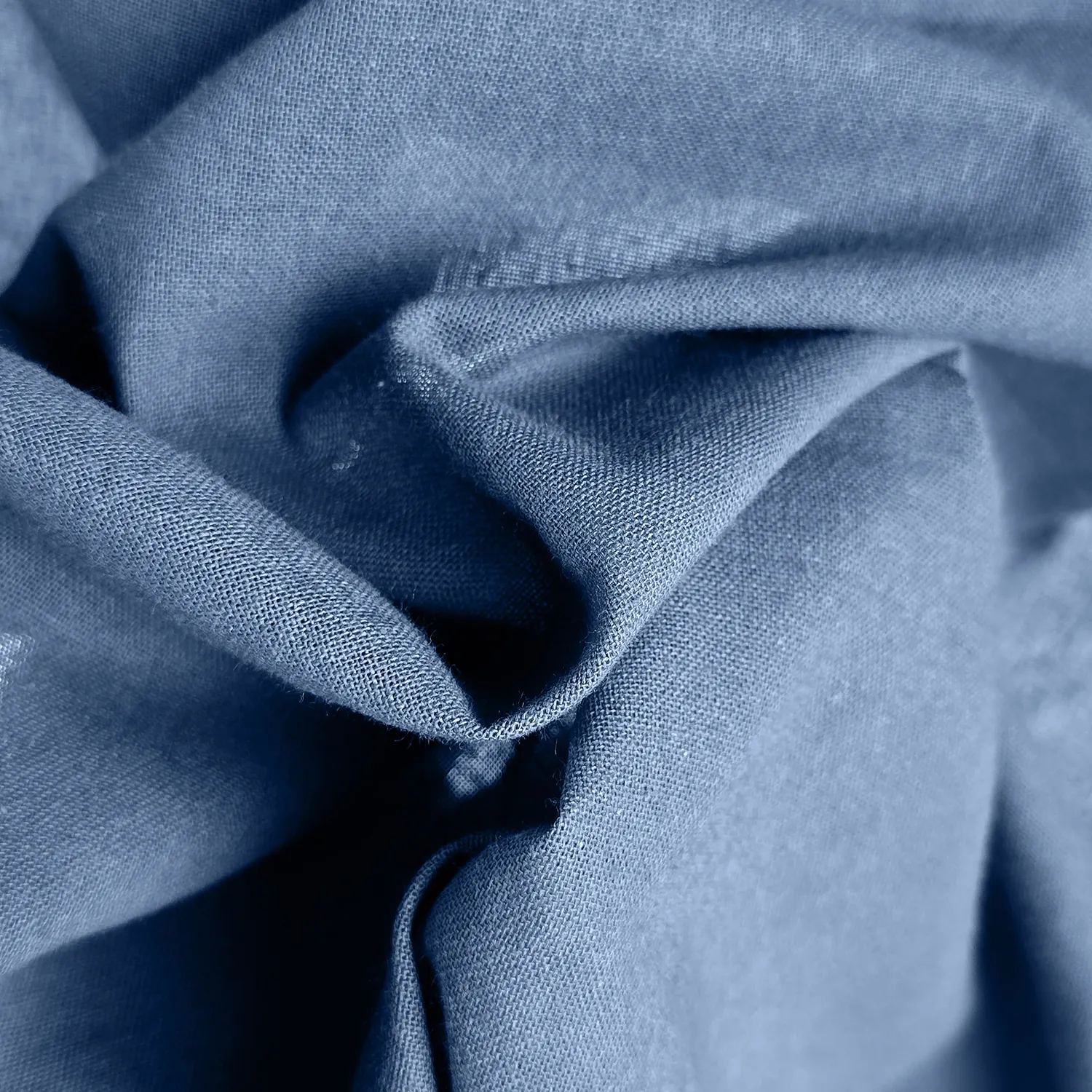 Gardiner 2-pak - Bomuldsgardiner Selena (blå)