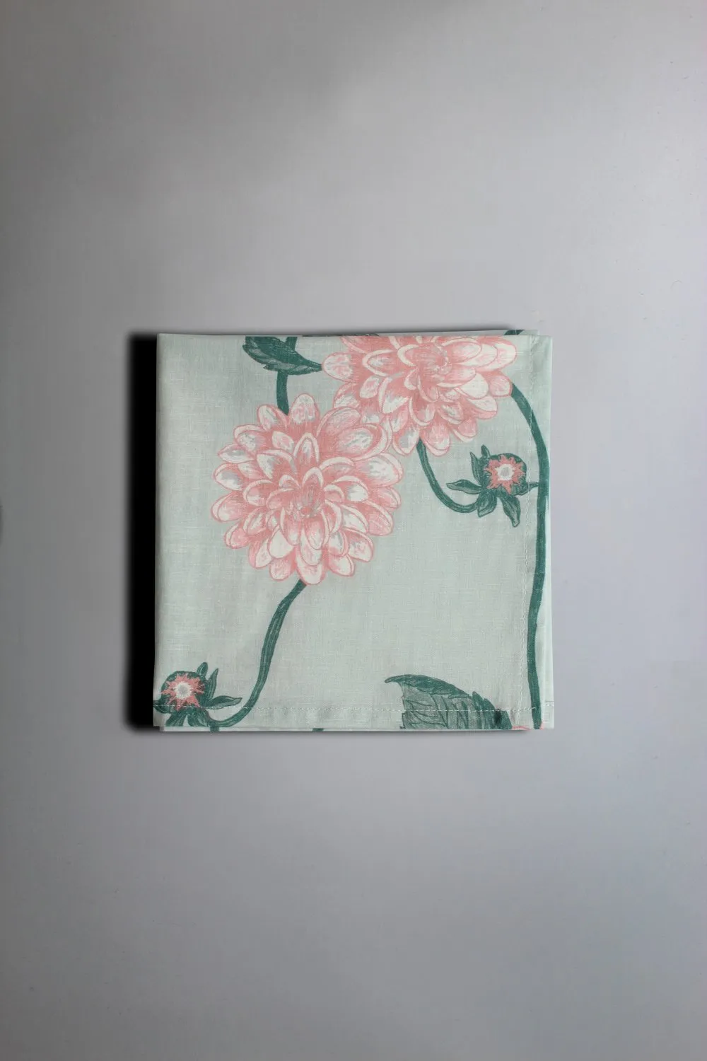 Servietter 4-pak - Alyssa (grøn/lyserød)