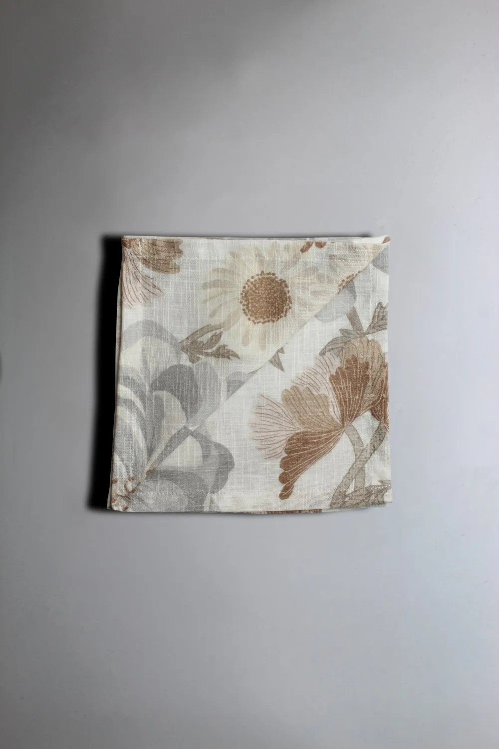 Servietter 4-pak - Serena (grå/beige)