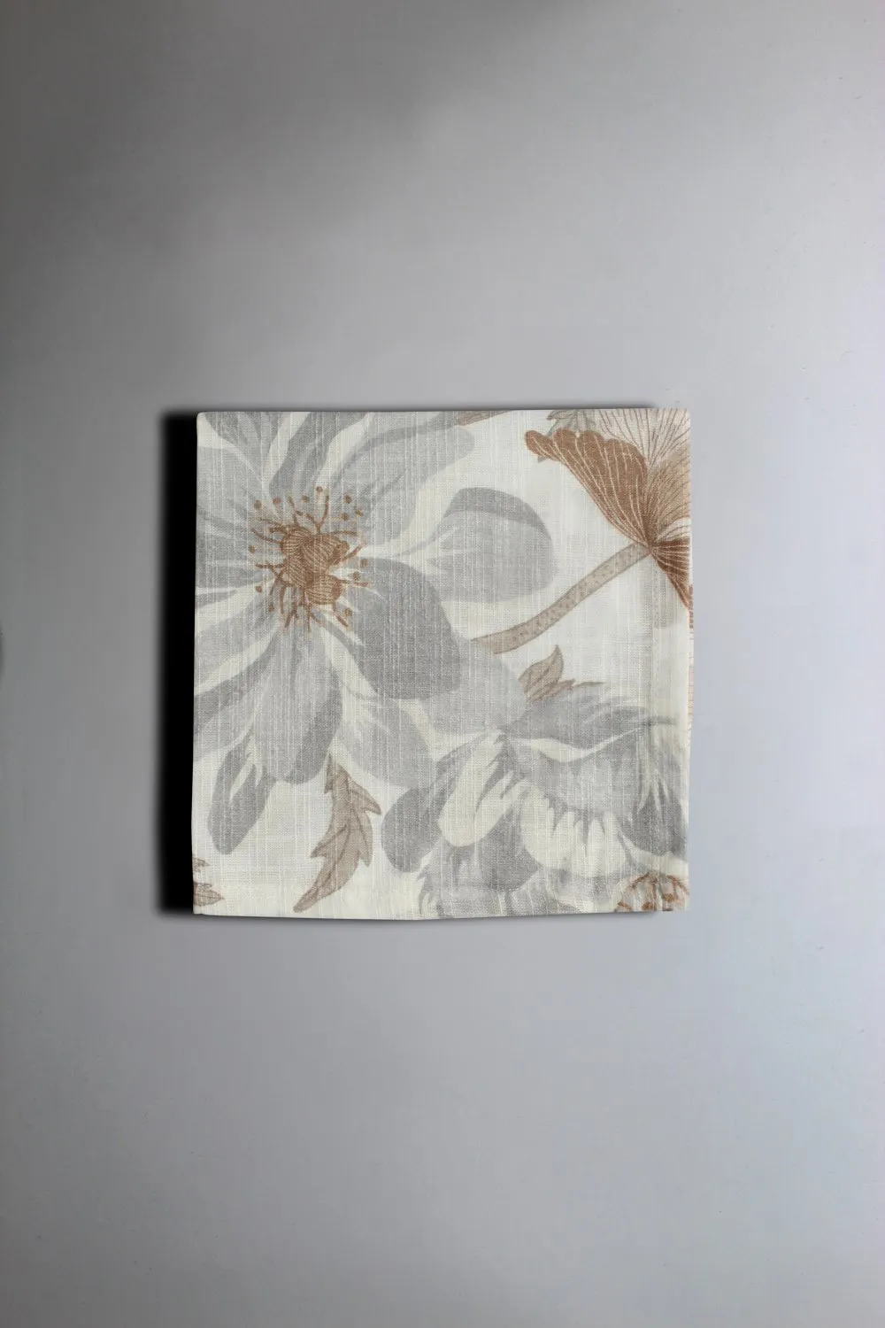 Servietter 4-pak - Serena (grå/beige)