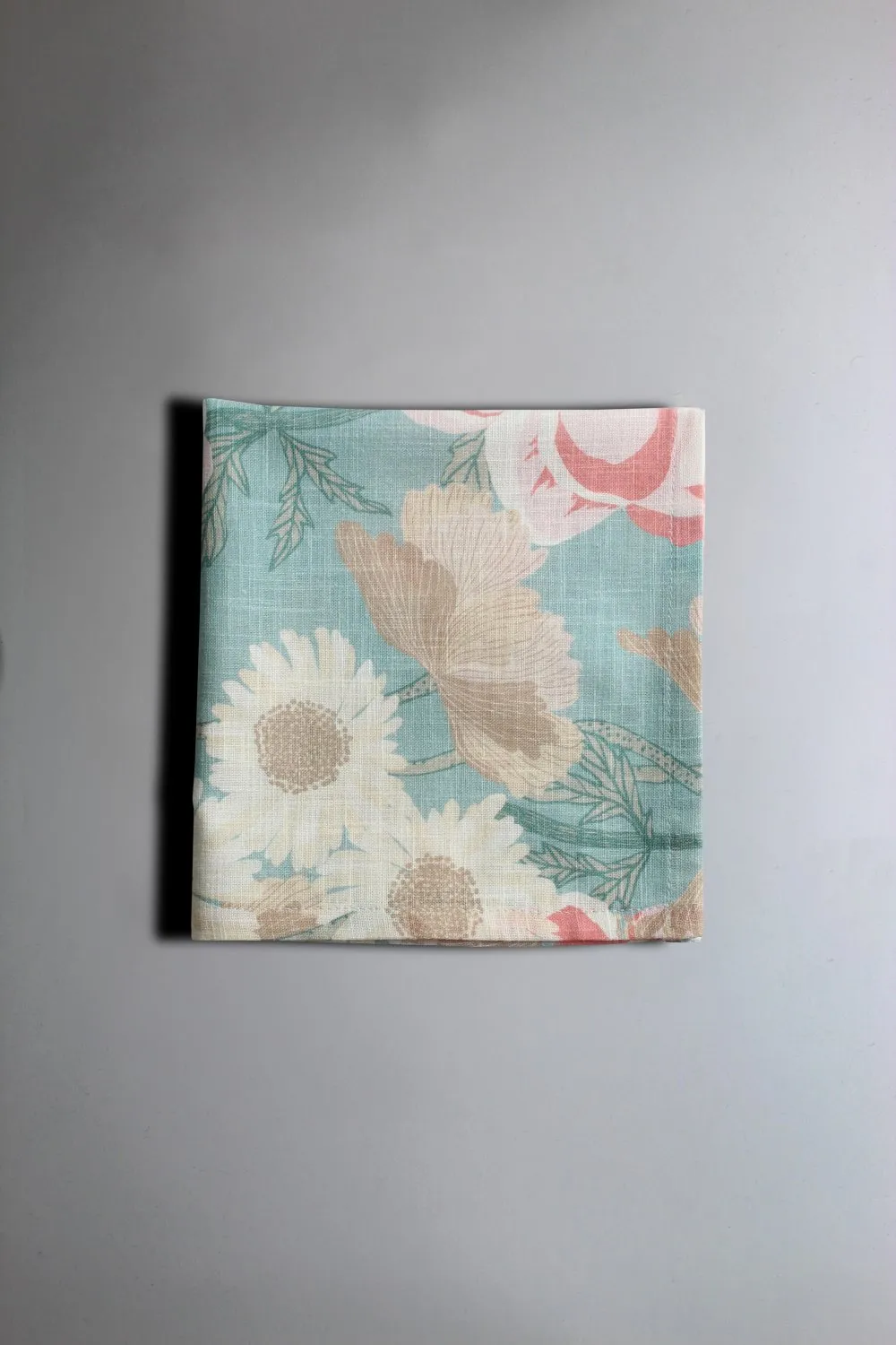 Servietter 4-pak - Serena (turkis/lyserød)