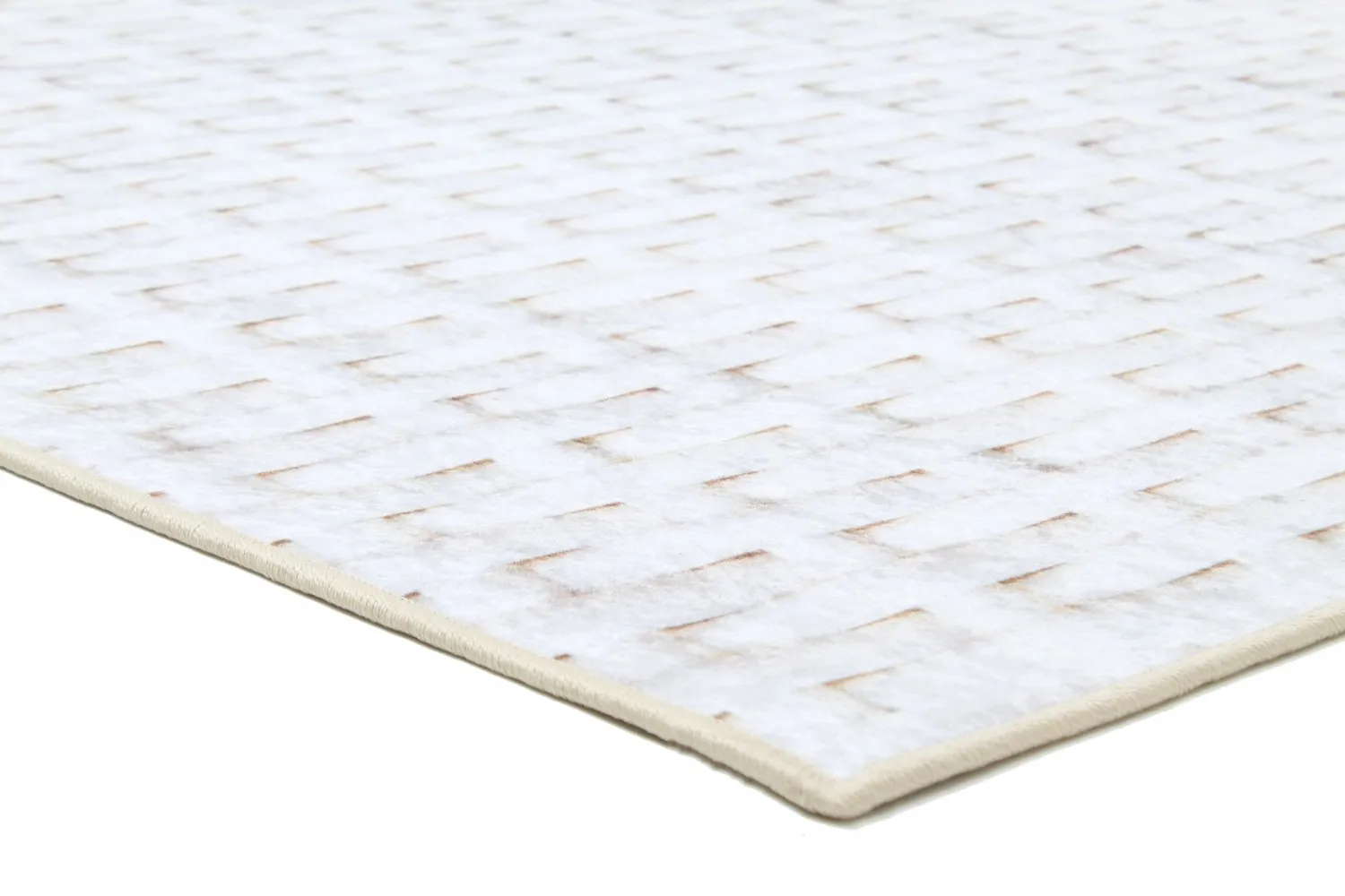 Wilton-tæppe - Sevgi (grå/hvid)