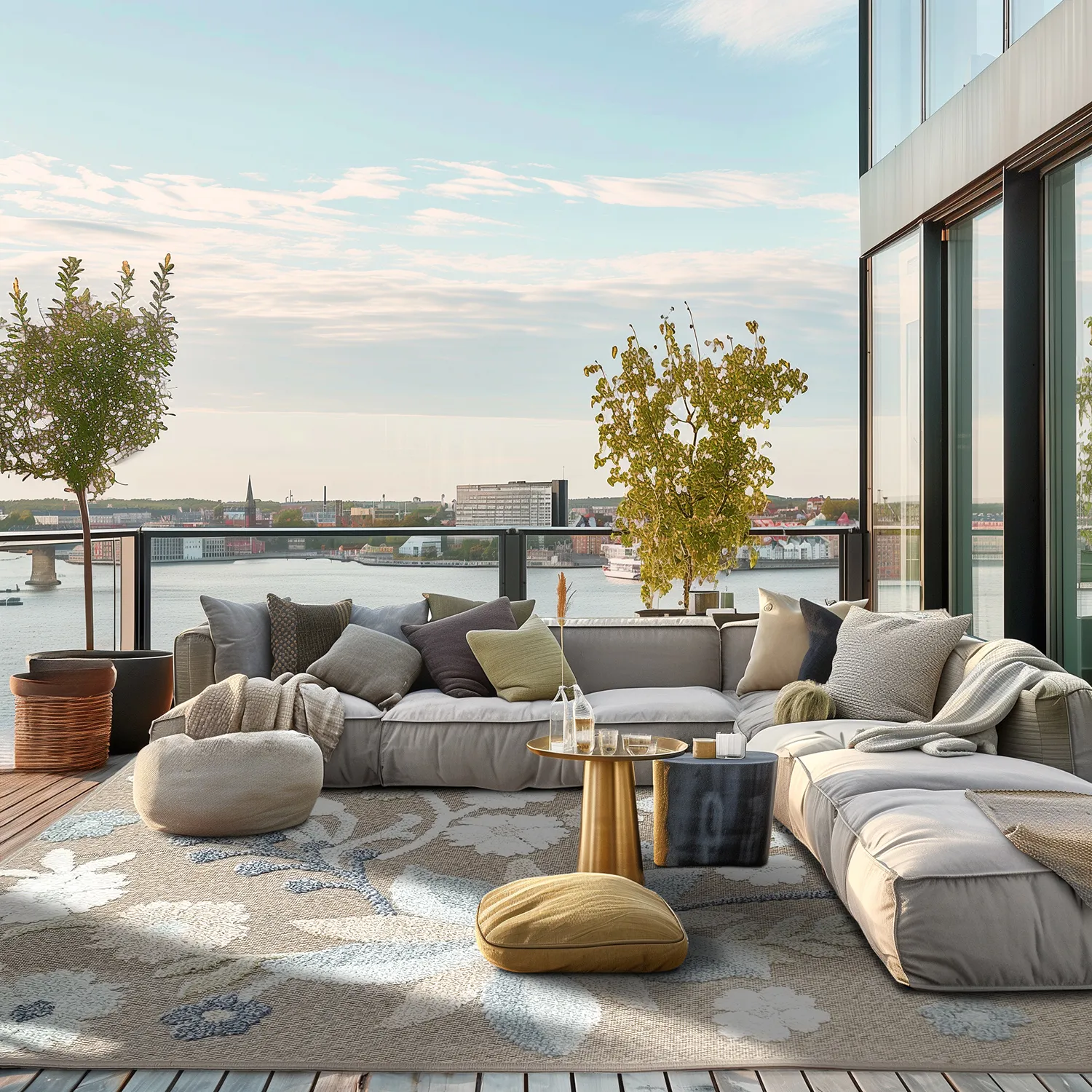 Tæpper til indendørs/udendørs brug - Hilo (multi)