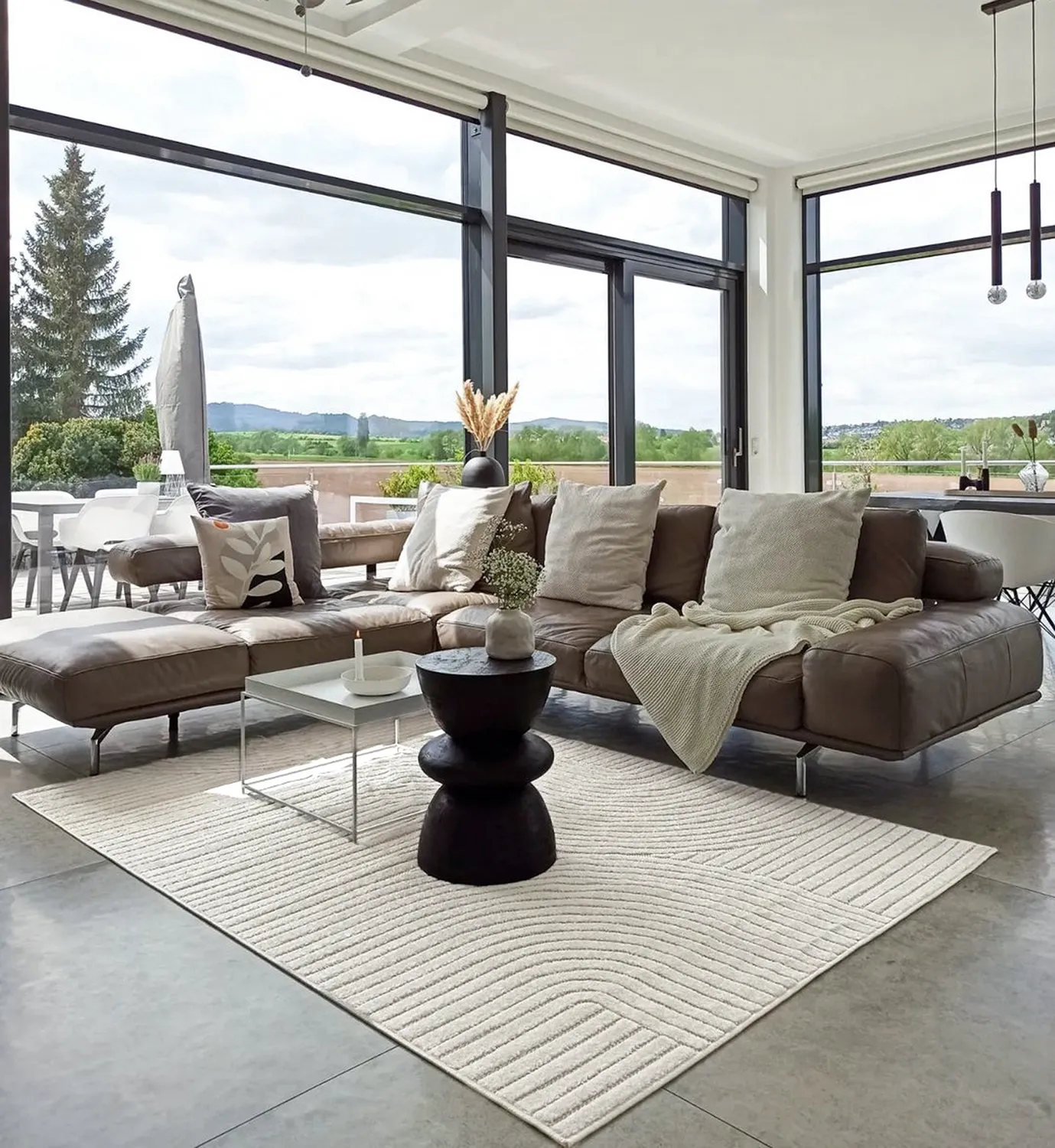 Shaggy Indoor-Outdoor - Devon (cream)