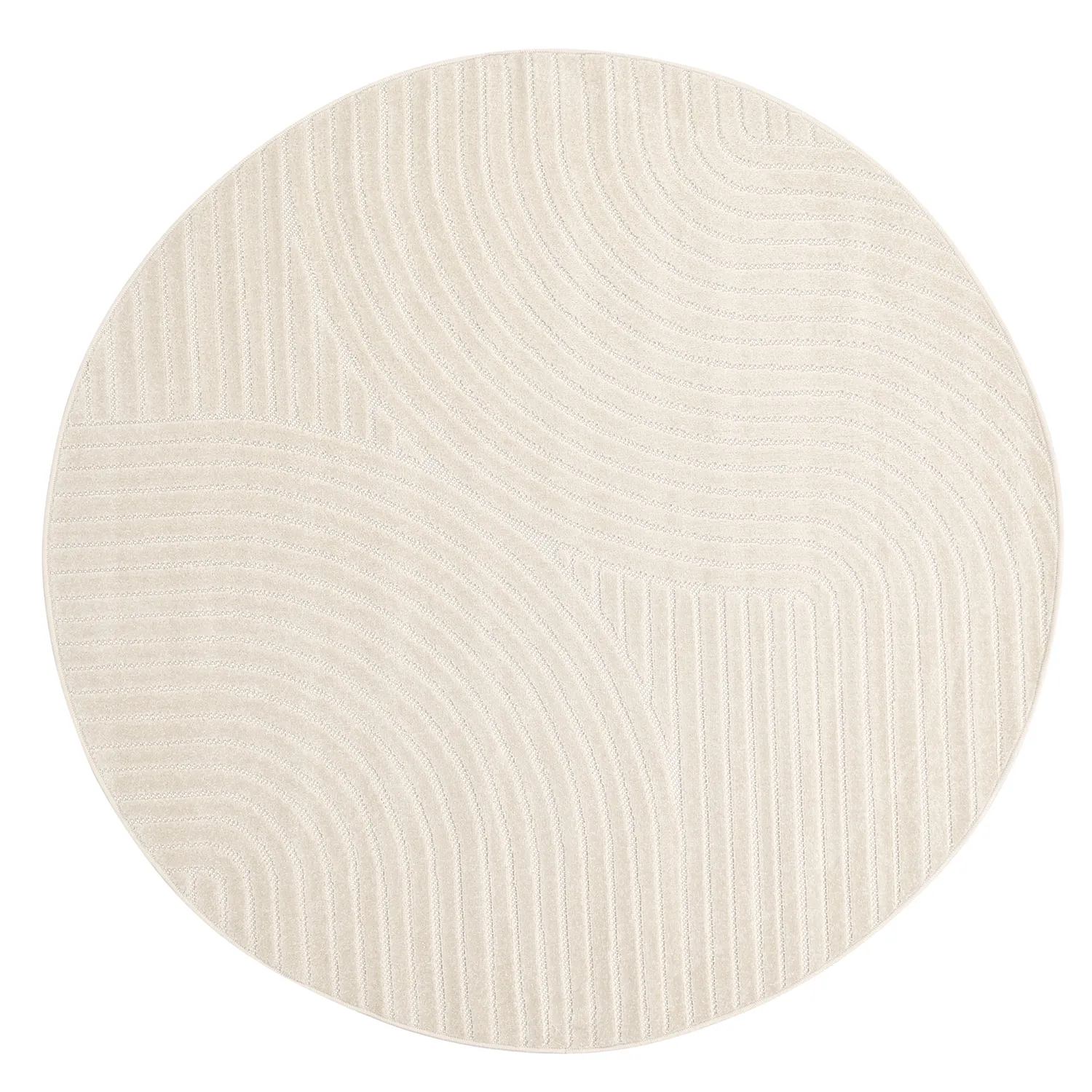 Runde tæpper - Devon (cream)