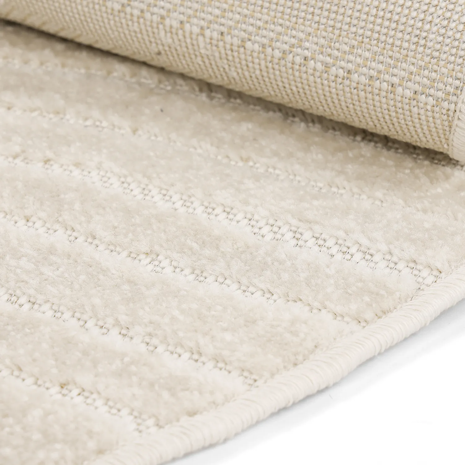 Runde tæpper - Devon (cream)