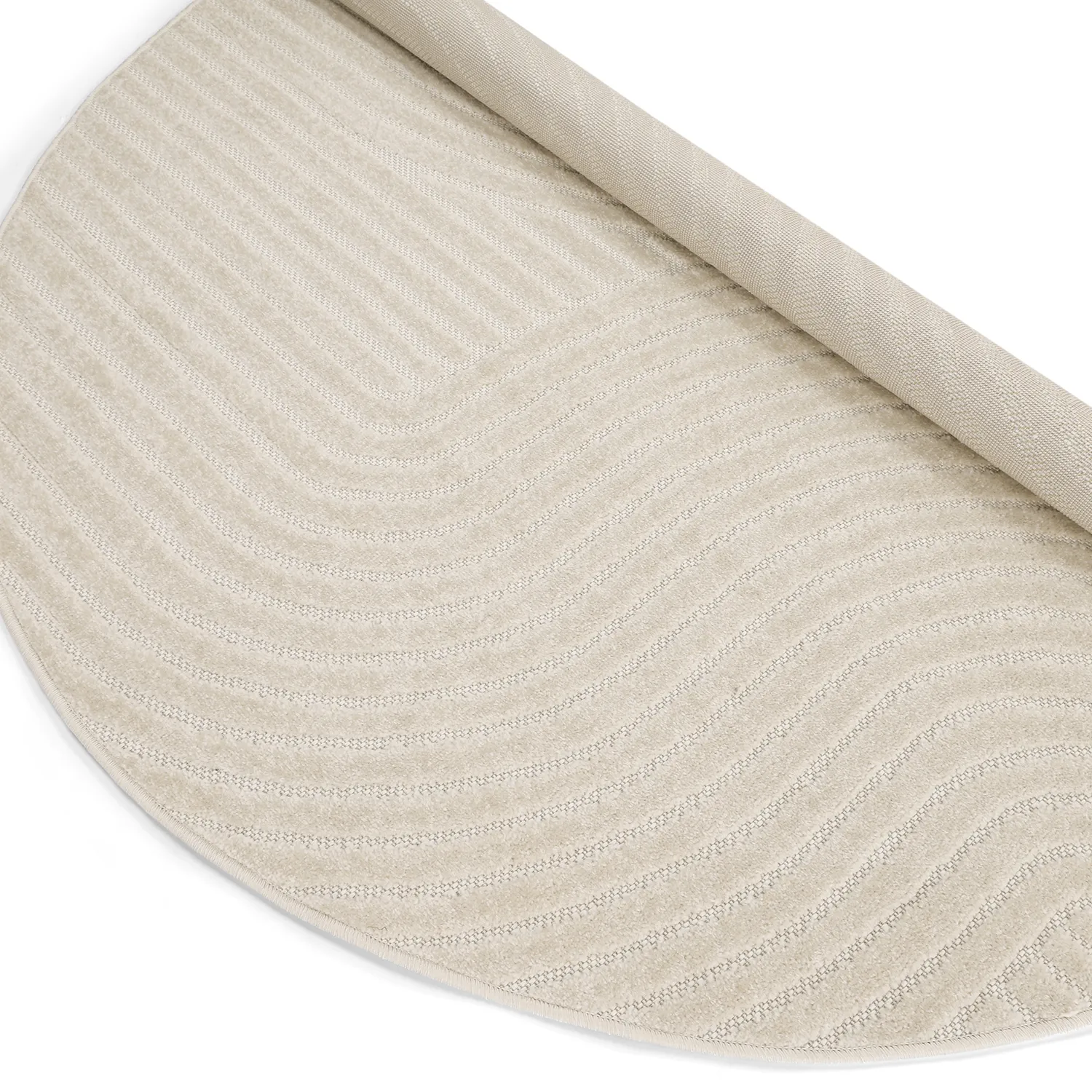 Runde tæpper - Devon (cream)