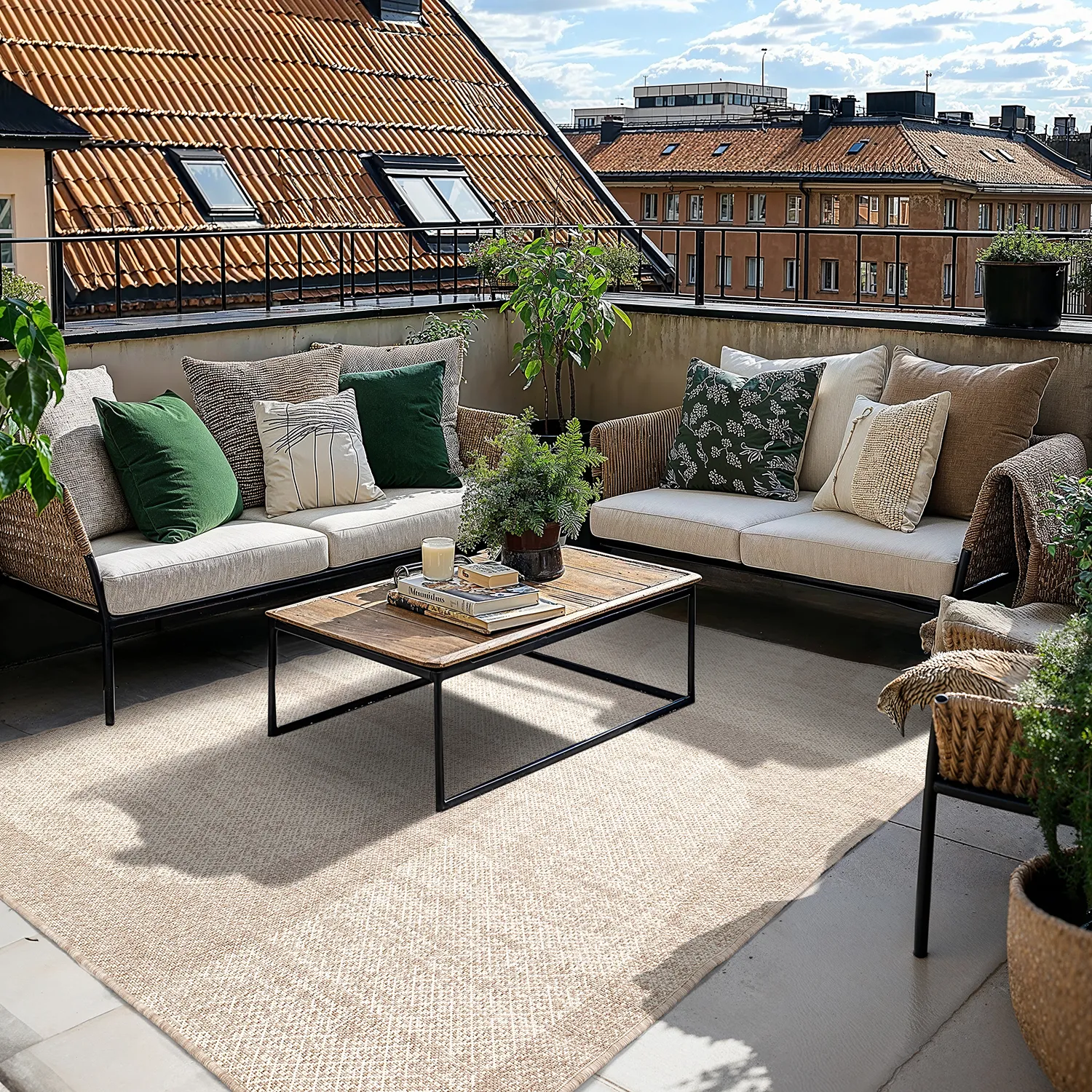 Shaggy Indoor/Outdoor - Orrville (grå)