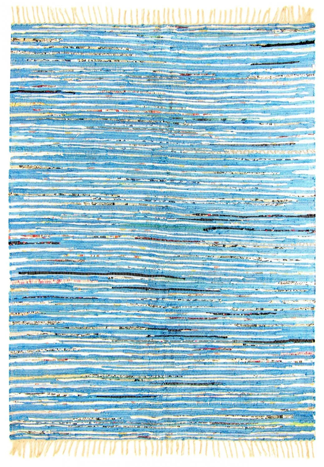 Kludetæppe - Delhi (blå)