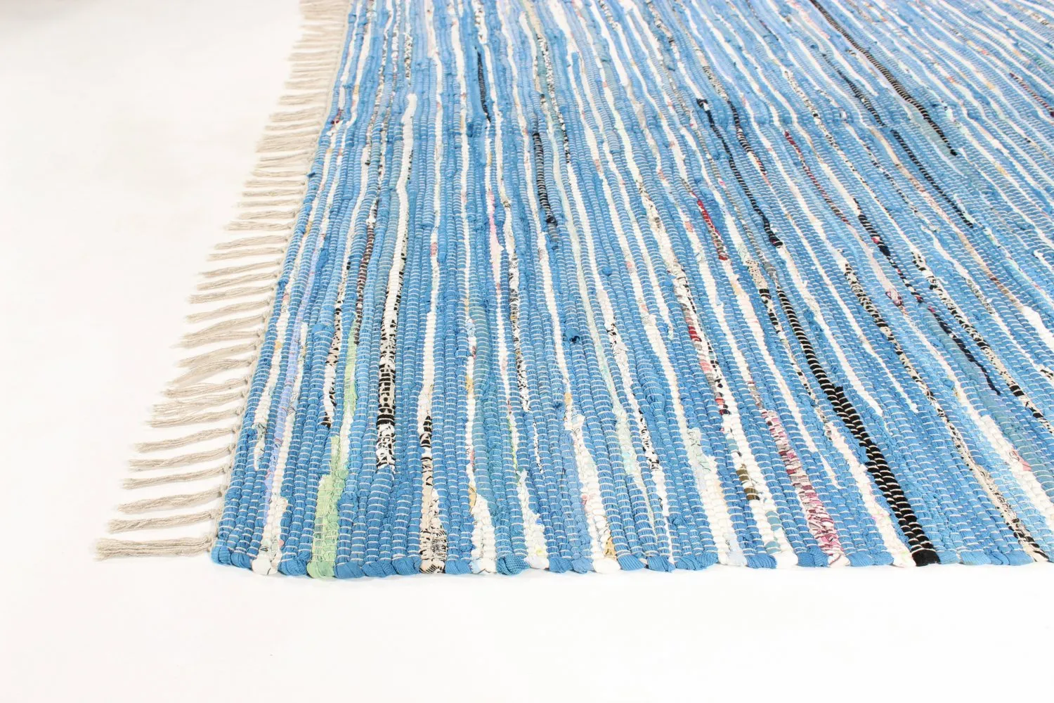 Kludetæppe - Delhi (blå)