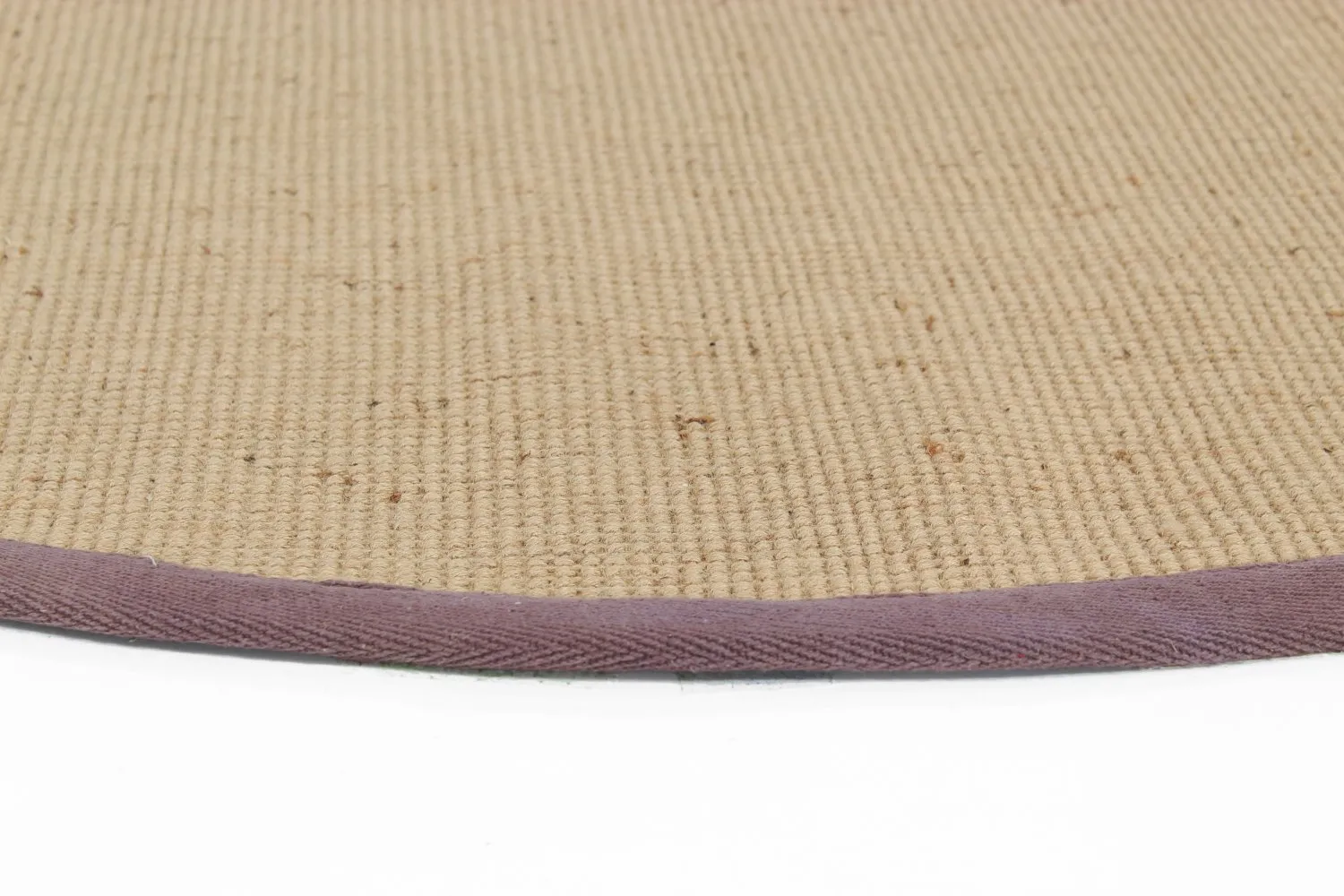 Runde tæpper (sisal) - Agave (natur/brun)