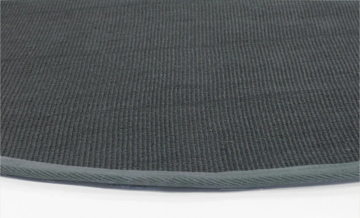 Runde tæpper (sisal) - Agave (mørkegrå)