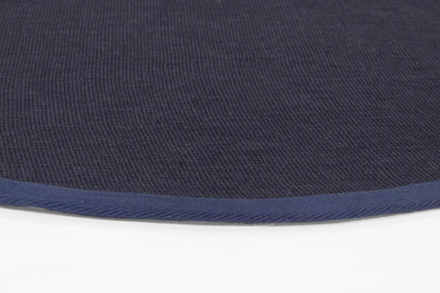 Runde tæpper (sisal) - Agave (mørkeblå)