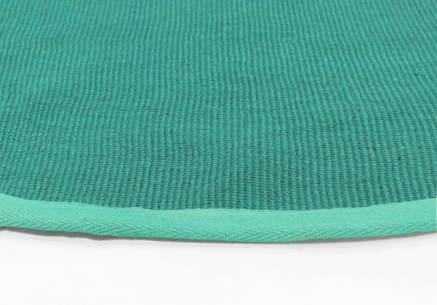 Runde tæpper (sisal) - Agave (smaragdgrøn)