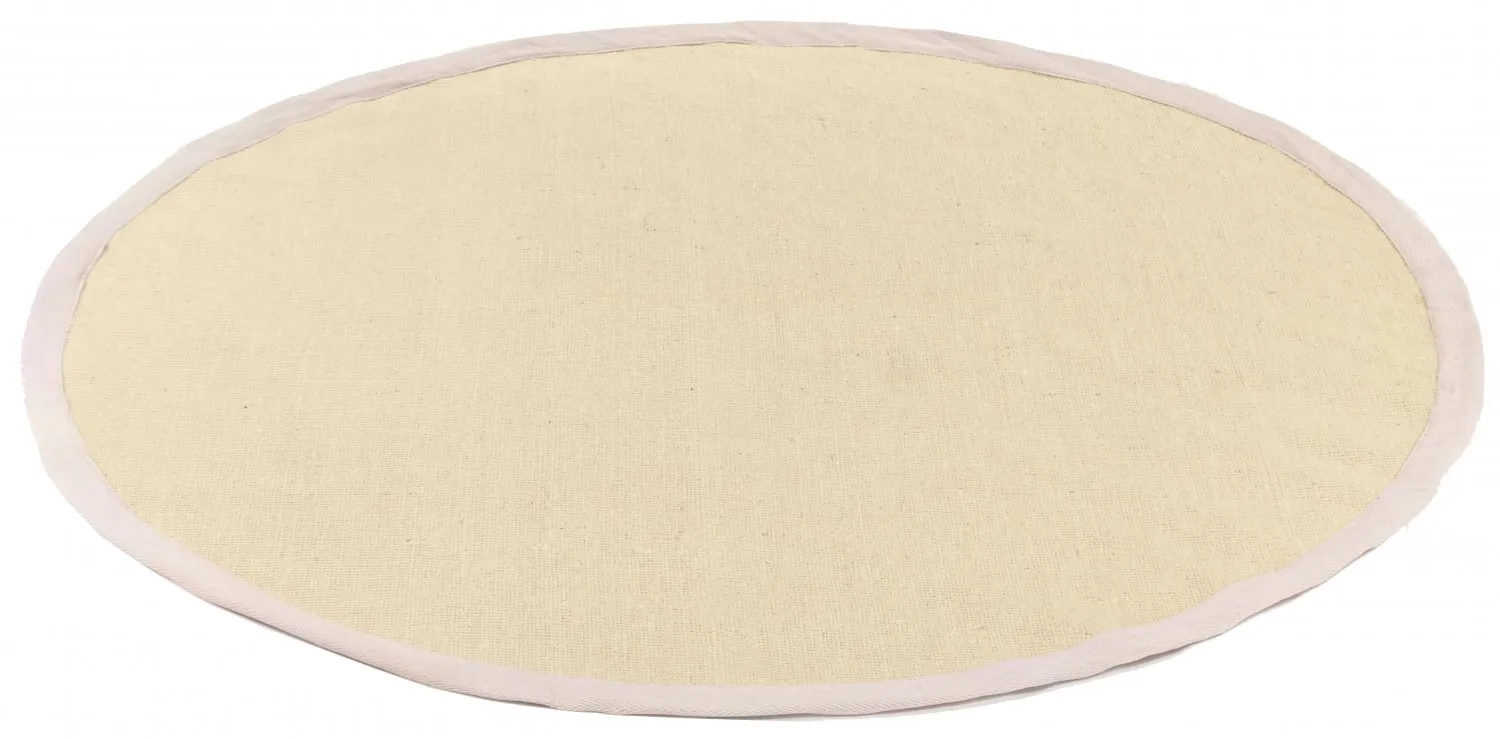 Runde tæpper (sisal) - Agave (sølv/grå)