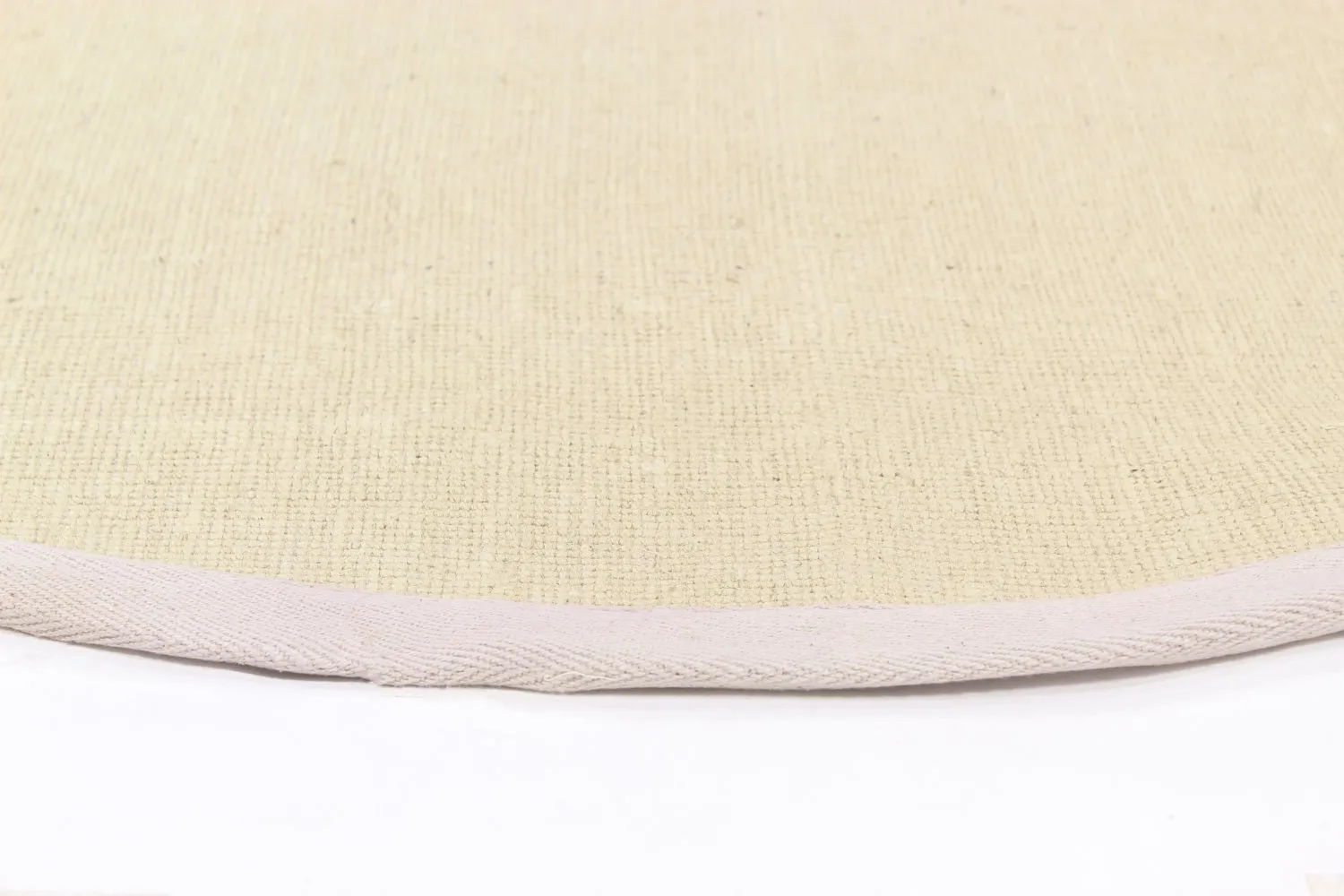 Runde tæpper (sisal) - Agave (sølv/grå)