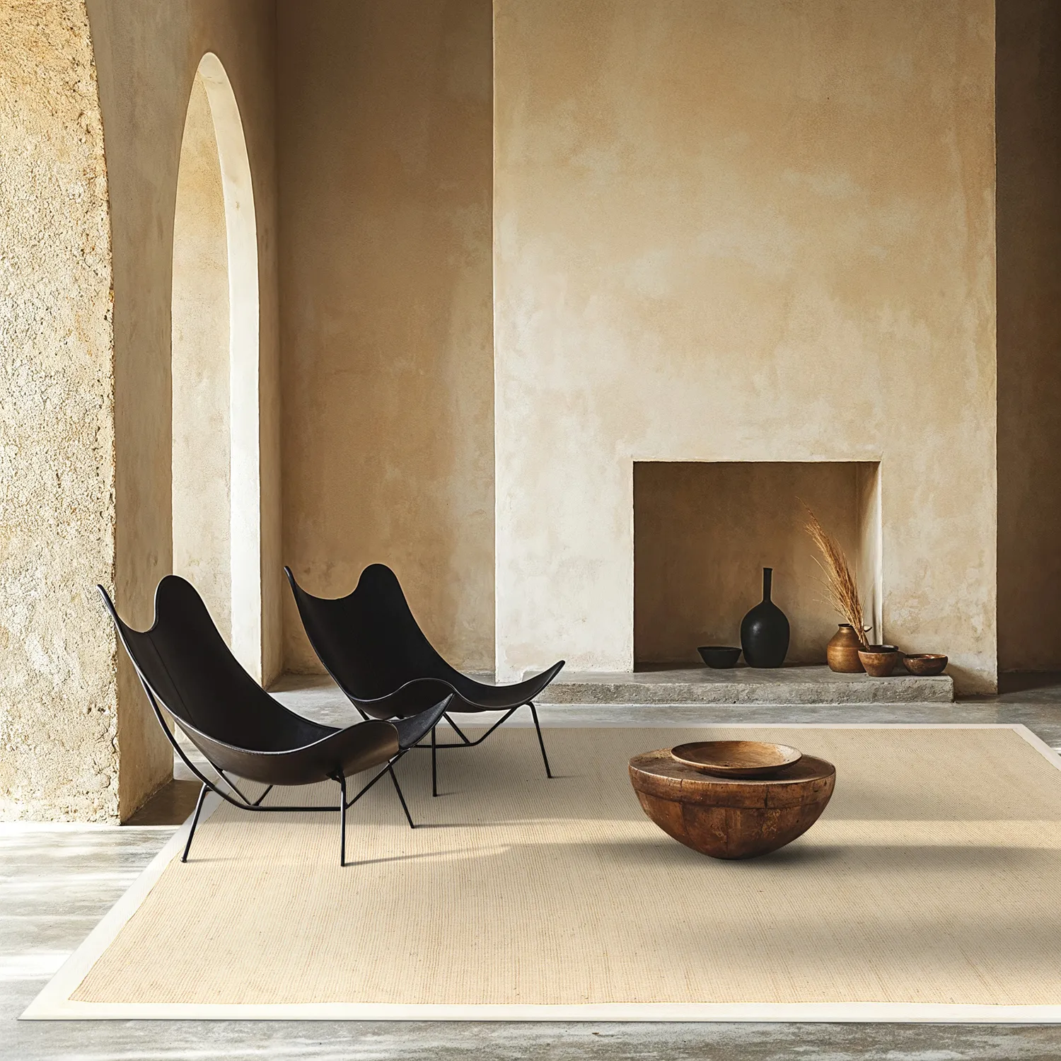 Sisaltæppe - Agave (elfenben)