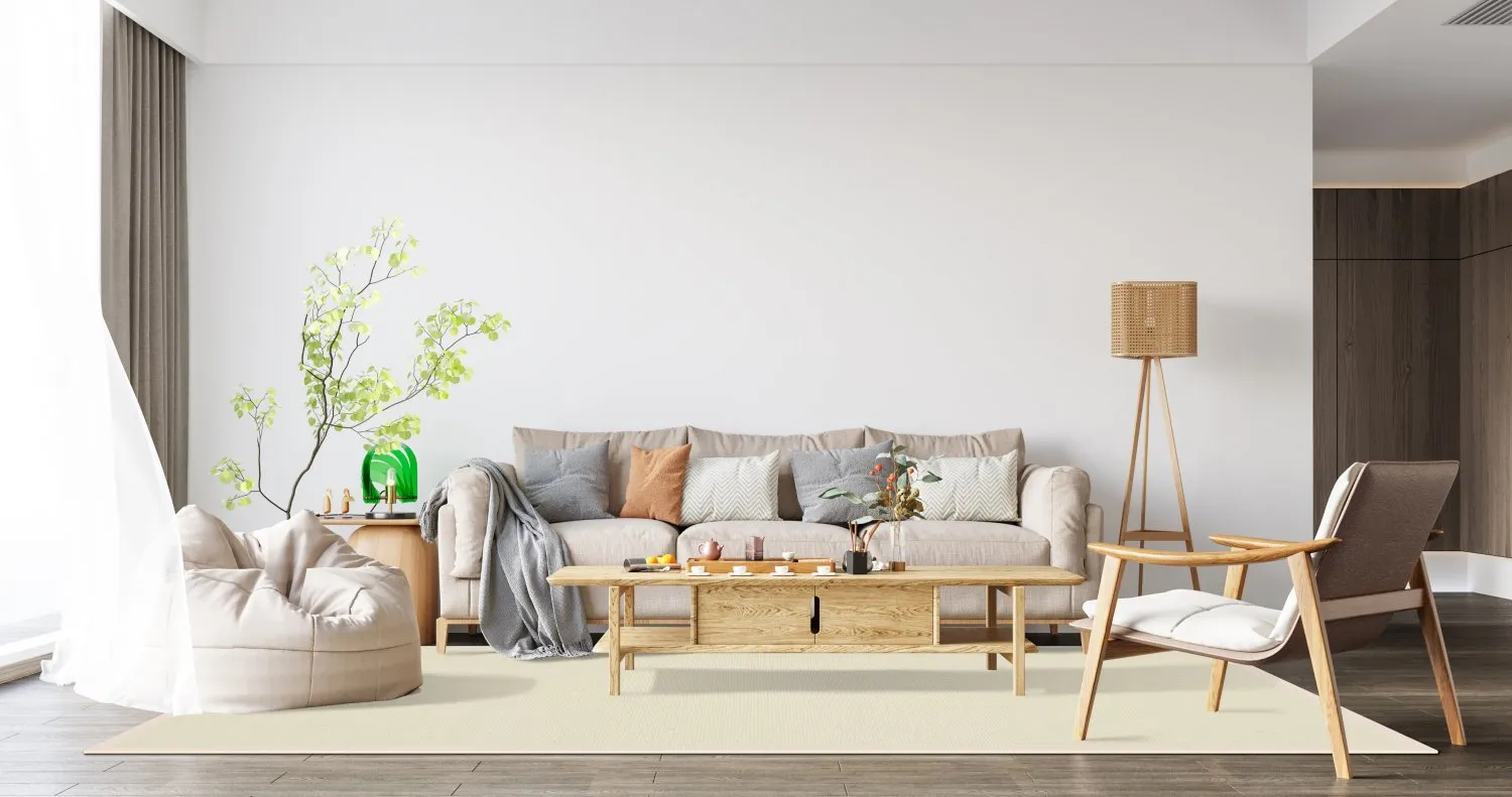 Sisaltæppe - Agave (naturhvid)