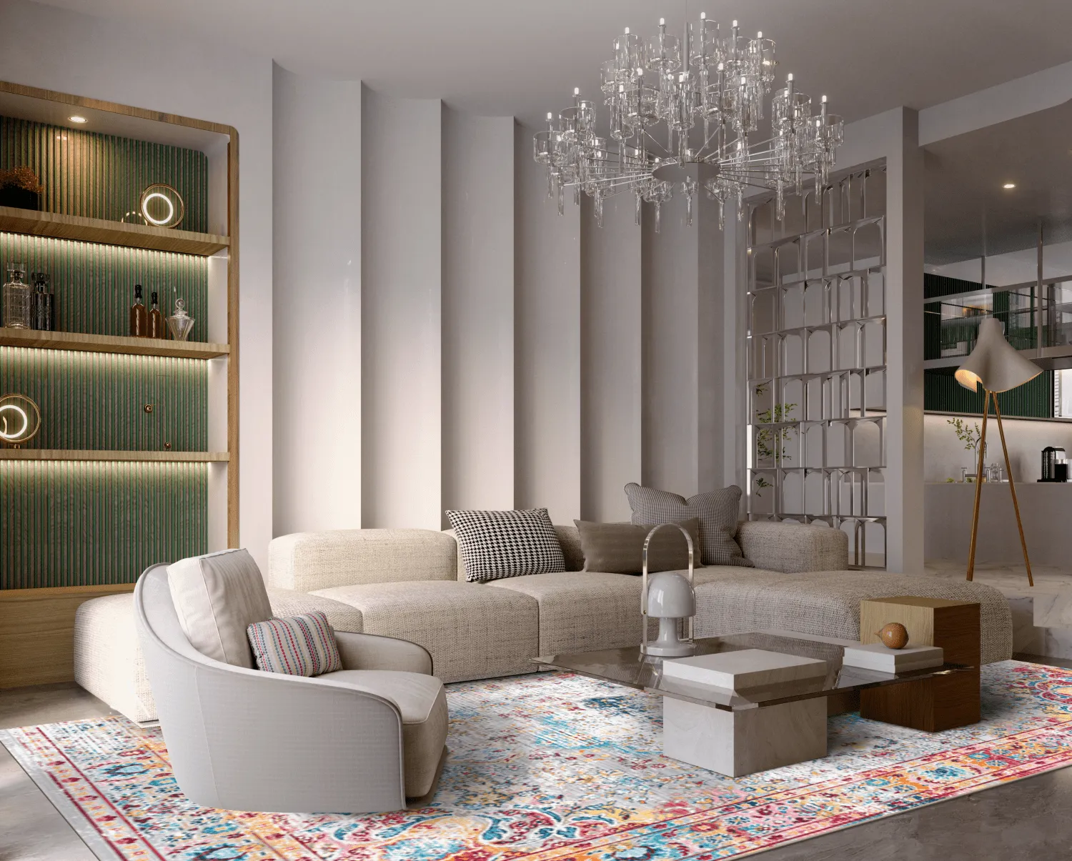 Wilton-tæppe - Jedaida (multi)