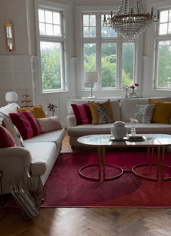 Wilton-tæppe - Lazio (lyserød)