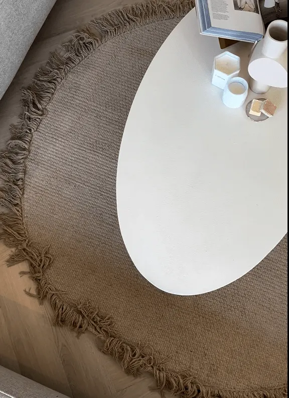 Runde tæpper - Pike (beige)