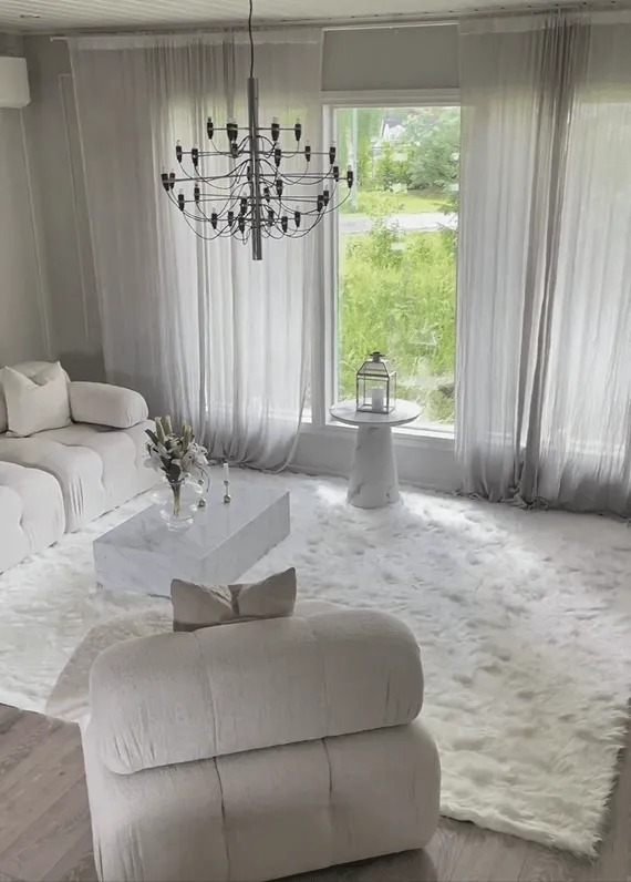 Ryatæpper - Pomaire (hvid)