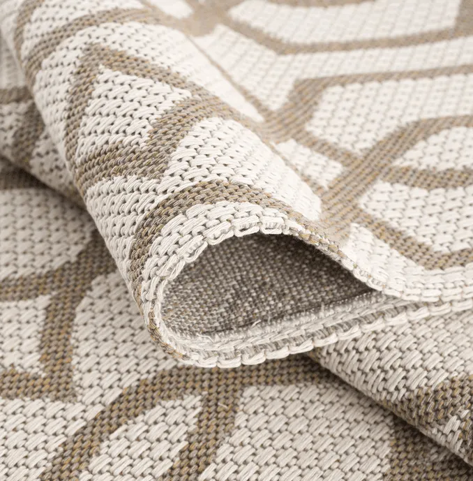 Bomuldstæppe - Kebira (beige)