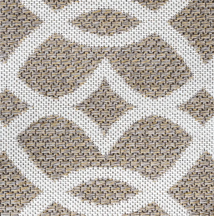 Bomuldstæppe - Kebira (creme)