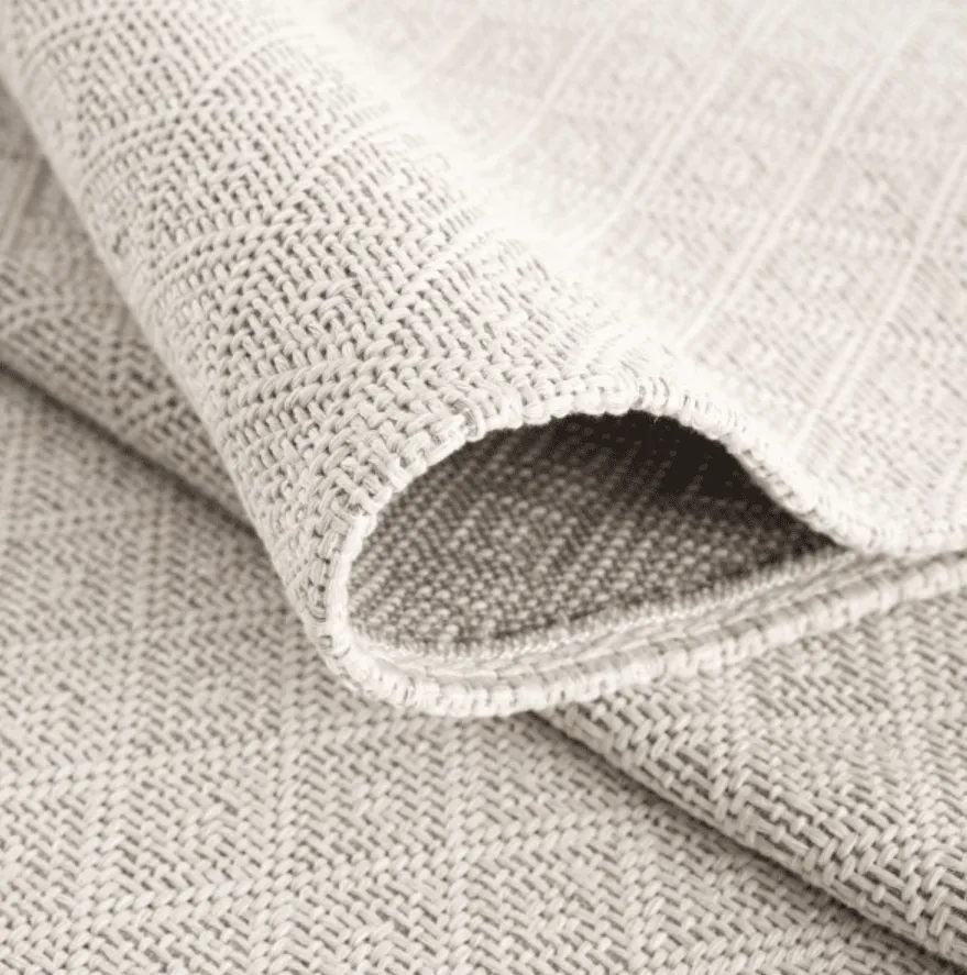 Bomuldstæppe - Saltnes (beige)