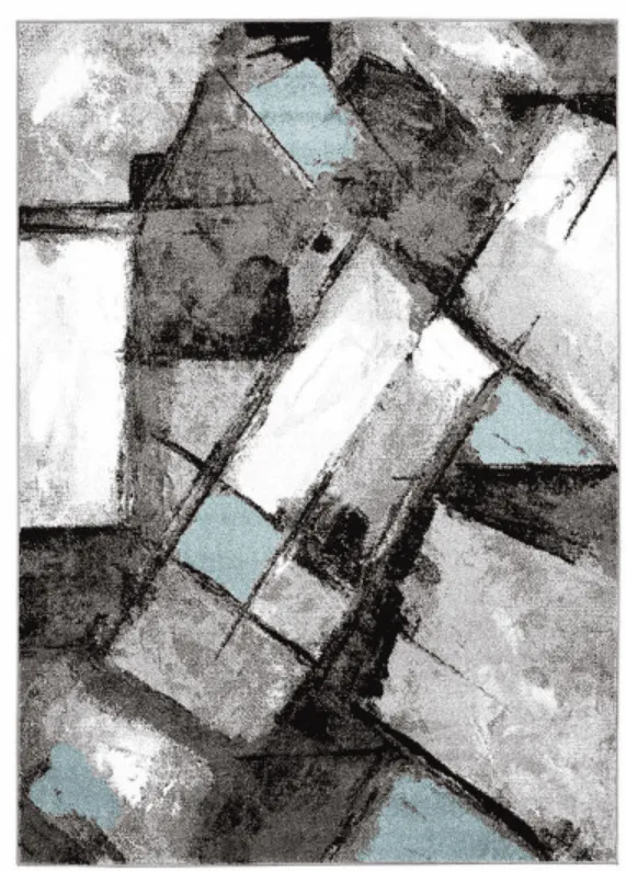 Wilton-tæppe - Kivik (blå)