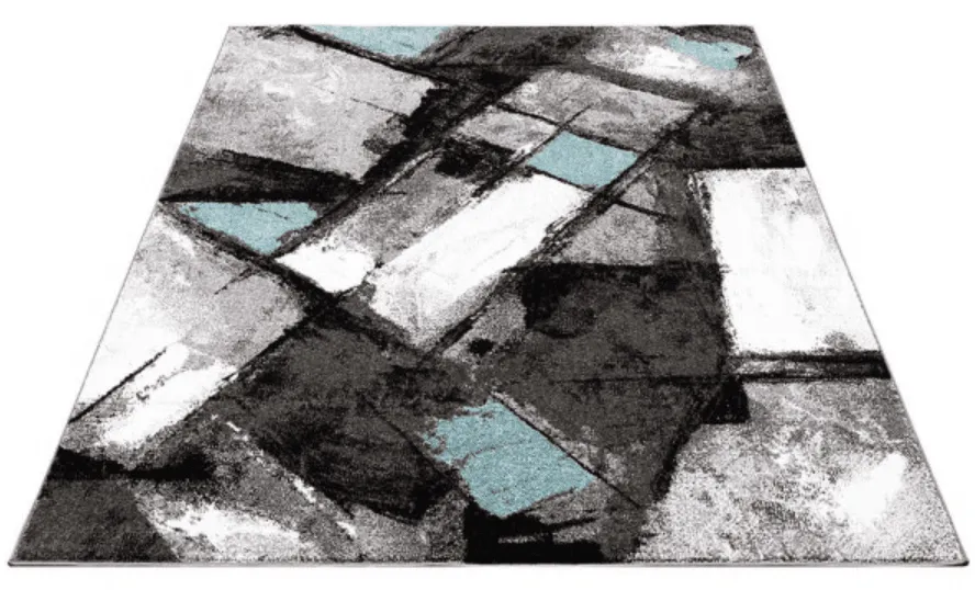 Wilton-tæppe - Kivik (blå)