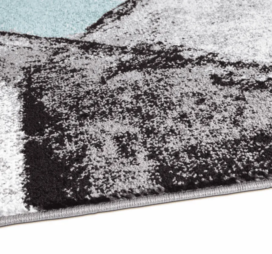 Wilton-tæppe - Kivik (blå)