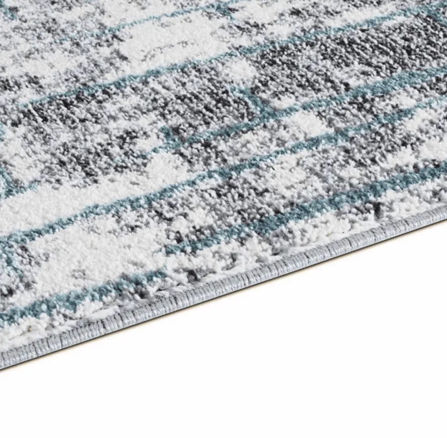 Wilton-tæppe - Eystur (blå)