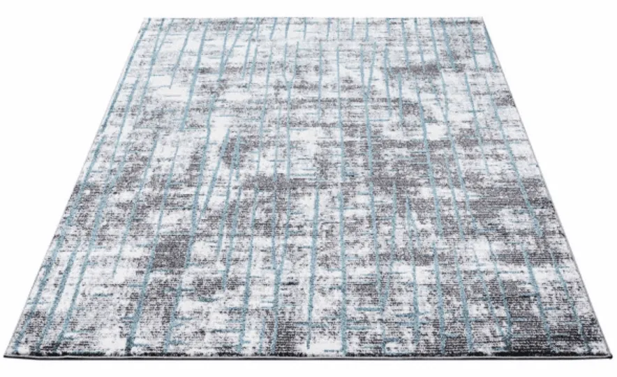 Wilton-tæppe - Eystur (blå)