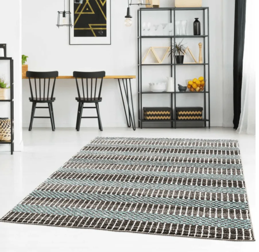 Wilton-tæppe - Renous (blå)